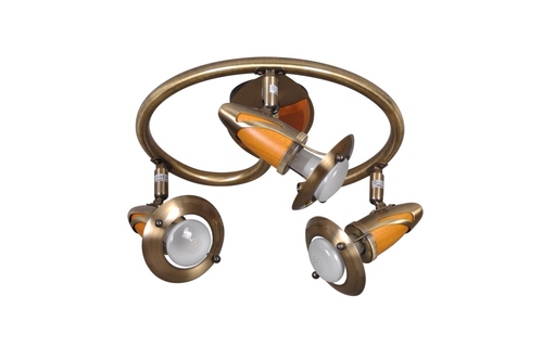 Lampa sufitowa K-LS-605G-340 PATYNA/DĄB z serii ORION 1