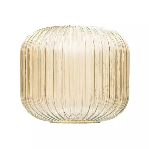 Klosz K.33038 mała beczka ryflowana - bursztyn 1